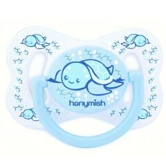 Hanymish 102 Cute Silikon Damaklı Emzik No 3 18+ Ay Mavi