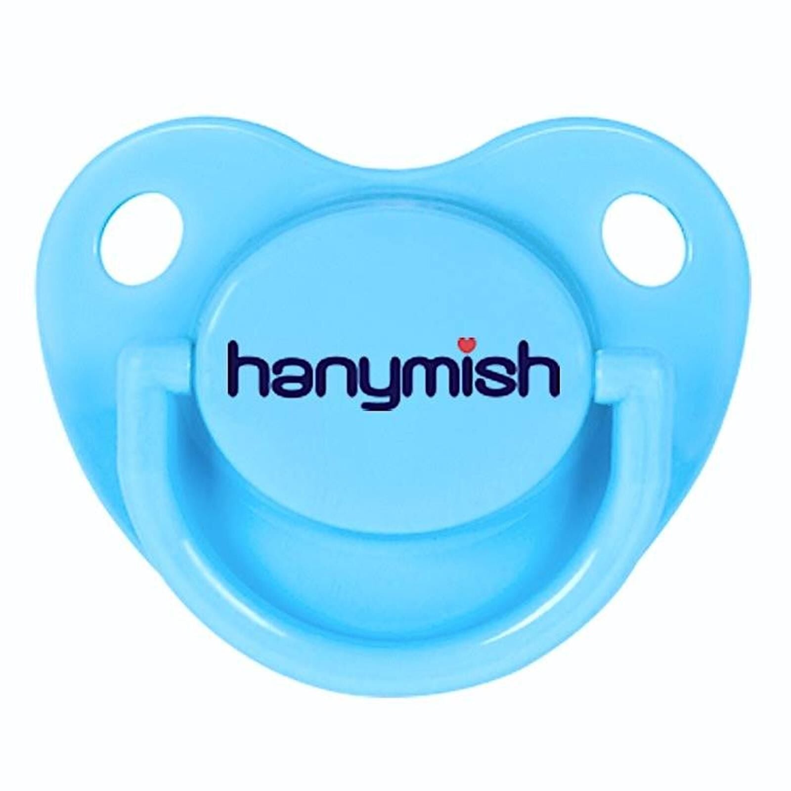 Hanymish 123 Rainbow Silikon Damaklı Emzik No 3 18+ Ay Mavi