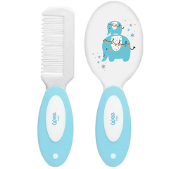 Wee Baby 803 Fırça Tarak Seti Mavi