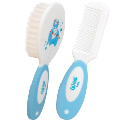 Wee Baby 803 Fırça Tarak Seti Mavi