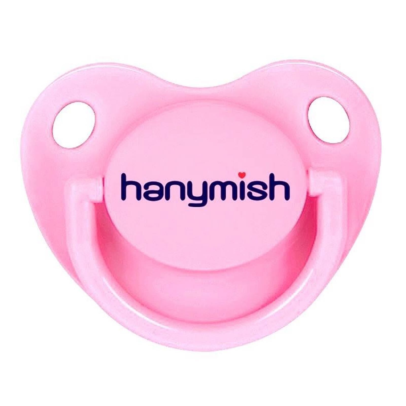 Hanymish 123 Rainbow Silikon Damaklı Emzik No 3 18+ Ay Pembe