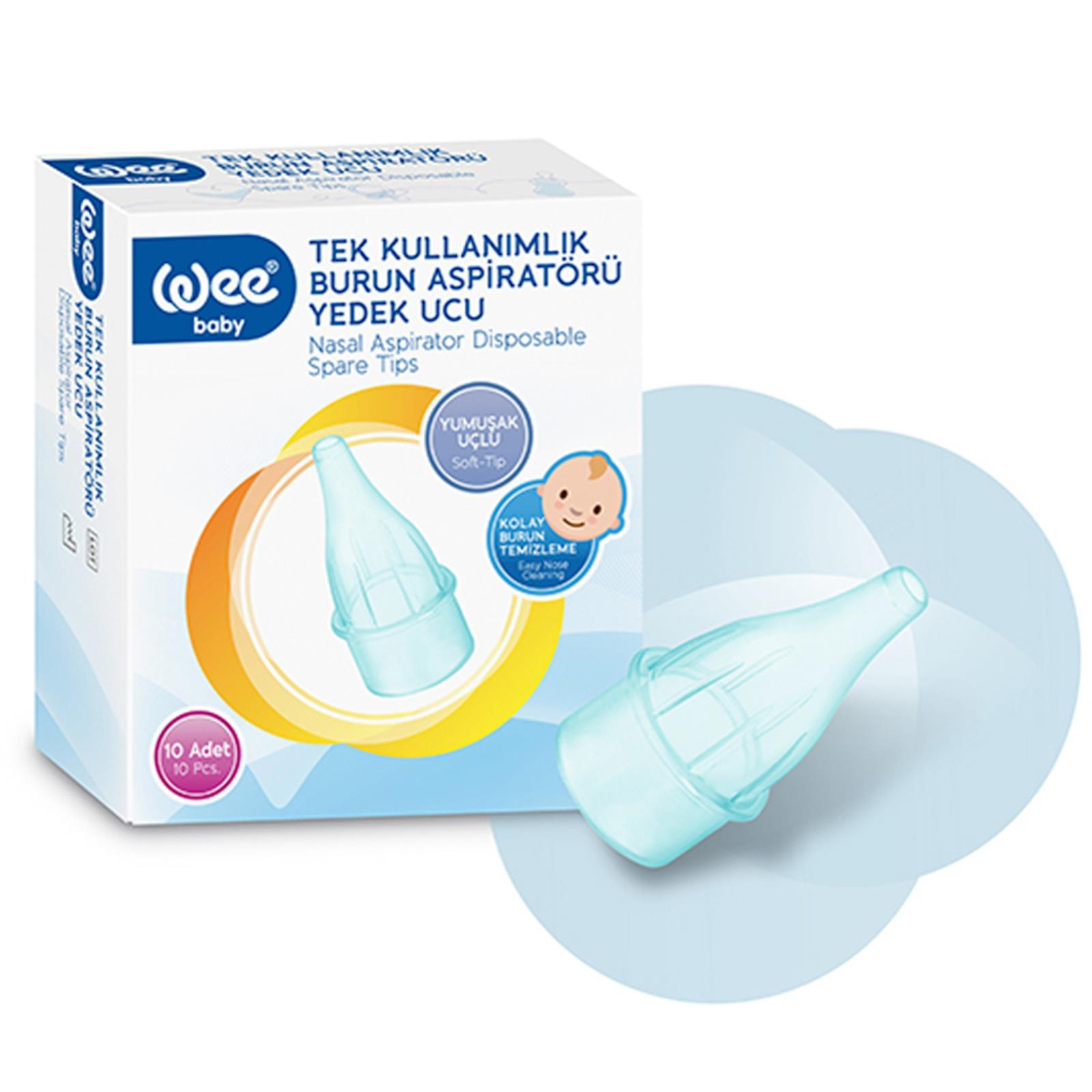 Wee Baby 163 Burun Aspiratörü Yedek Ucu 10 lu