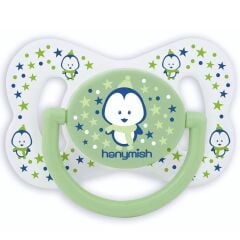 Hanymish 100 Cute Silikon Damaklı Emzik No 1 0-6 Ay Yeşil
