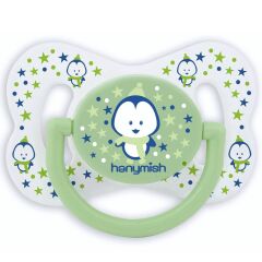 Hanymish 100 Cute Silikon Damaklı Emzik No 1 0-6 Ay Yeşil