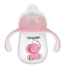 Hanymish 520 Akıtmaz Kulplu Bardak 260 ml Pembe
