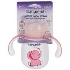 Hanymish 520 Akıtmaz Kulplu Bardak 260 ml Pembe