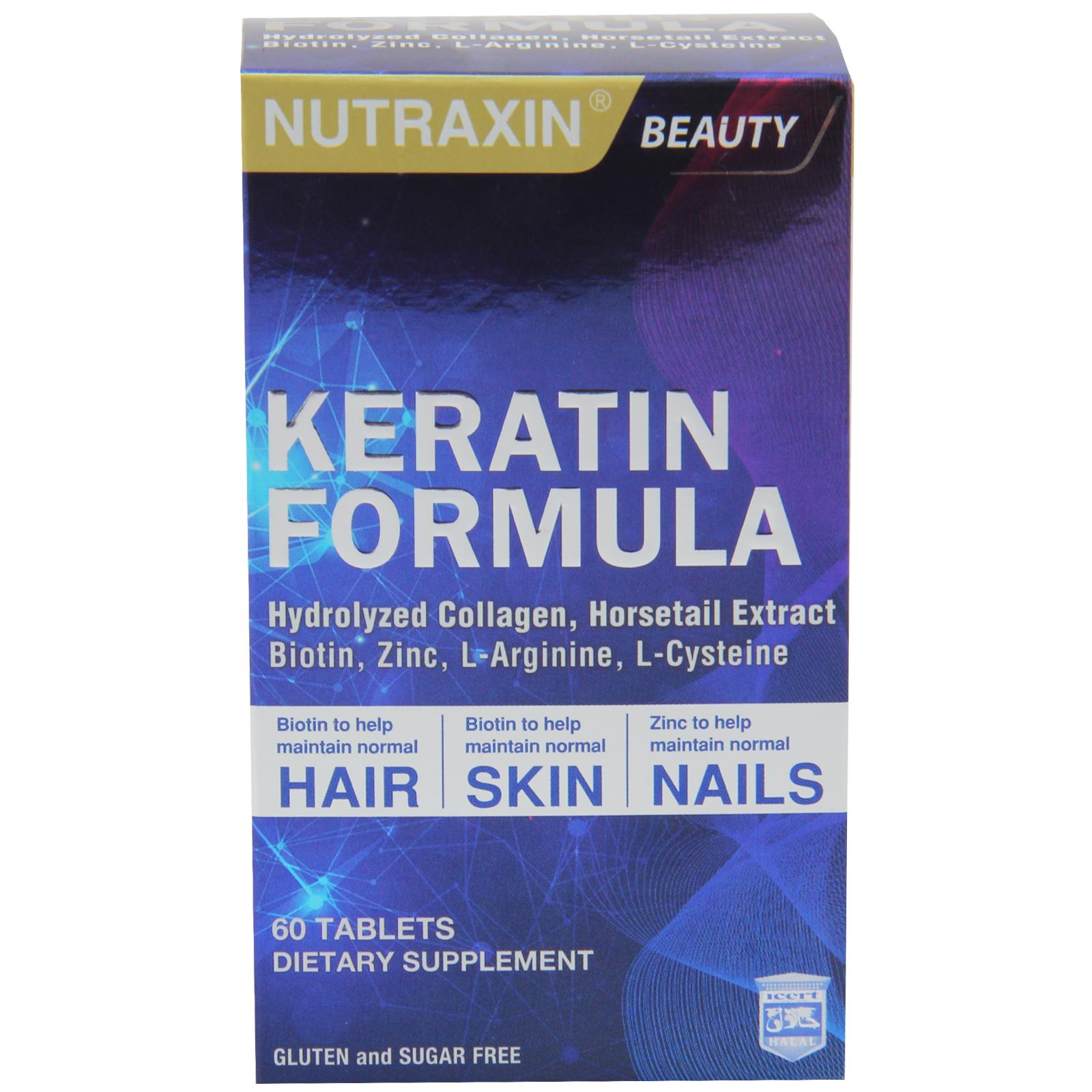 Nutraxin Keratin Formula 60 Tablet