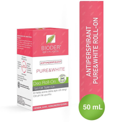 Bioder Antiperspirant Pure White Deo Roll On 50 ml