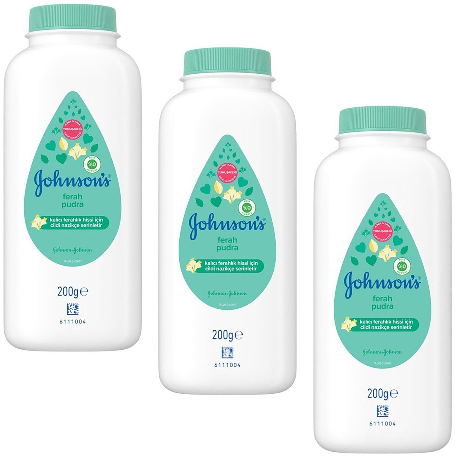 Johnsons Baby Fresh Pudra 200 gr 3 ADET