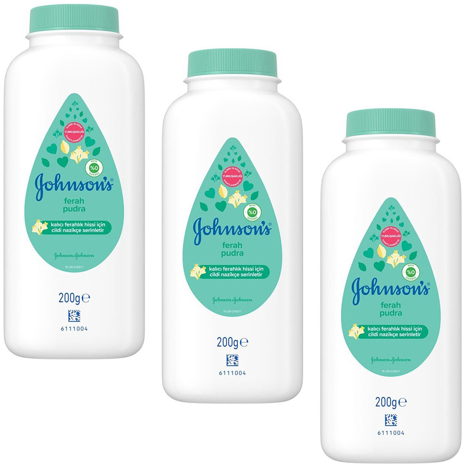 Johnsons Baby Fresh Pudra 200 gr 3 ADET
