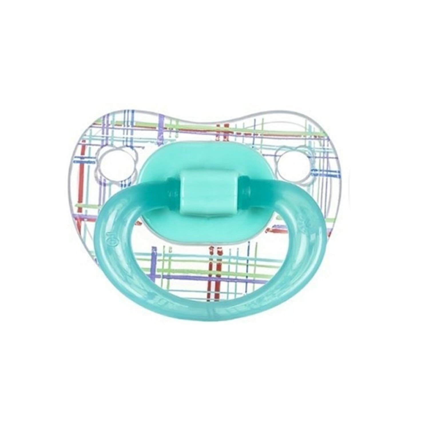 Bebedor 133 Classy Desenli Silikon Damaklı No 3 18 Ay+ Emzik Turkuaz