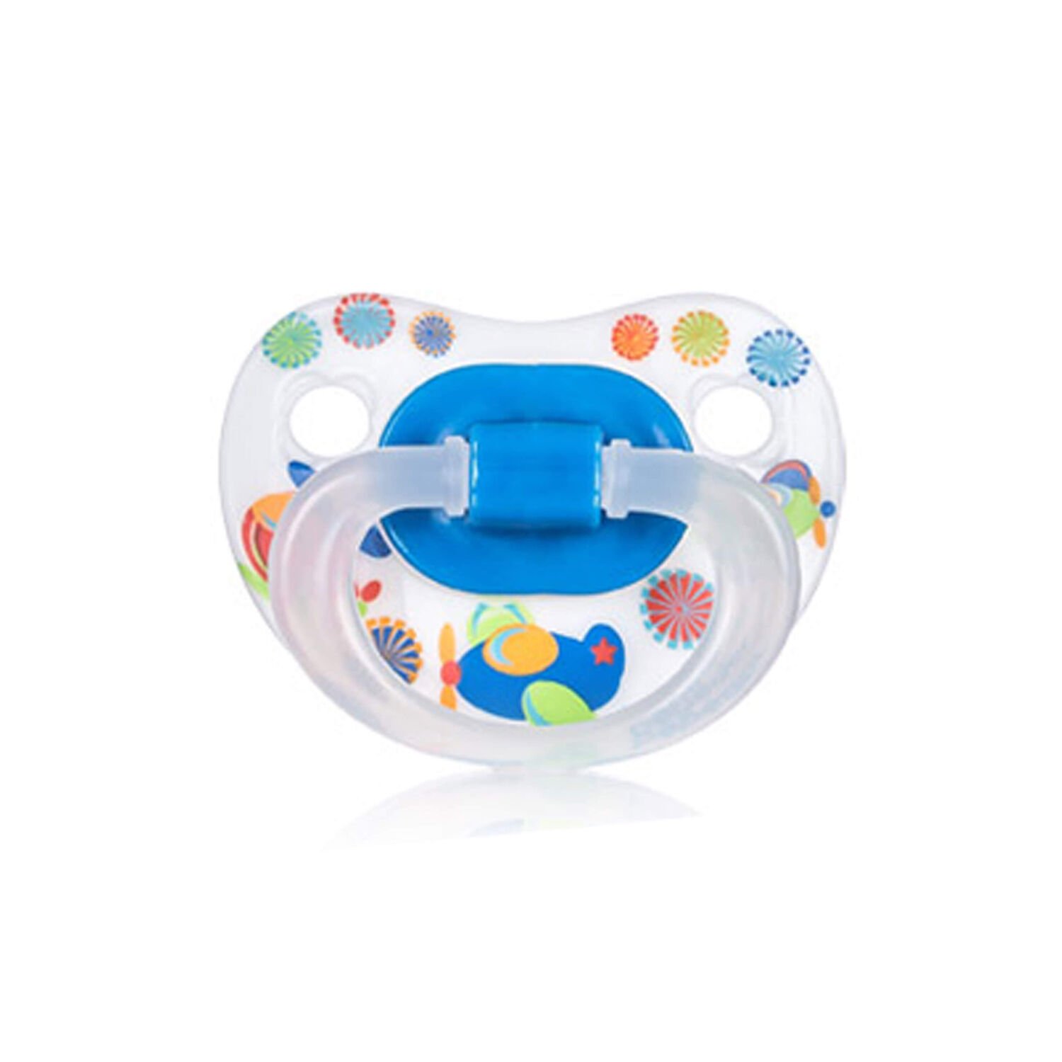 Bebedor 131 Classy Desenli Silikon Damaklı No 1 0-6 Ay Emzik Lacivert