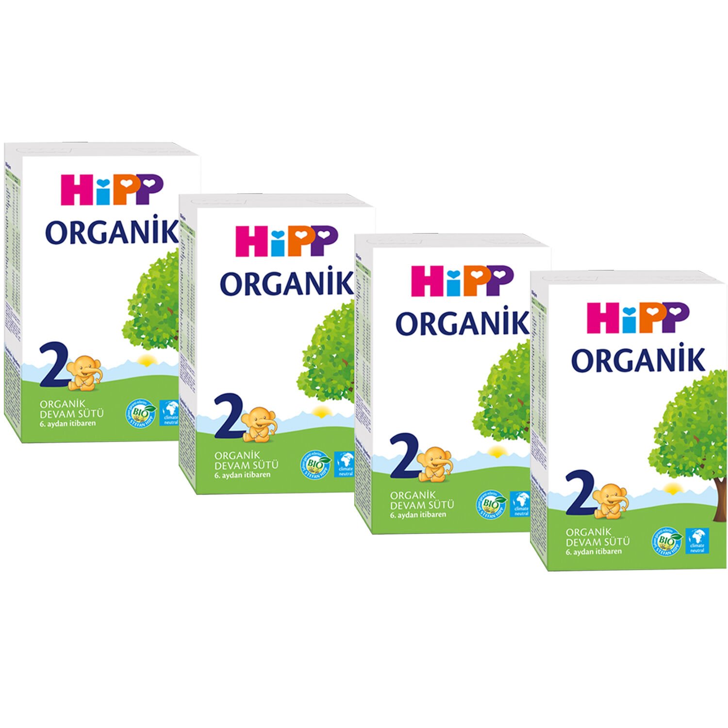 Hipp 2 Organik Devam Sütü 300 gr 4 ADET
