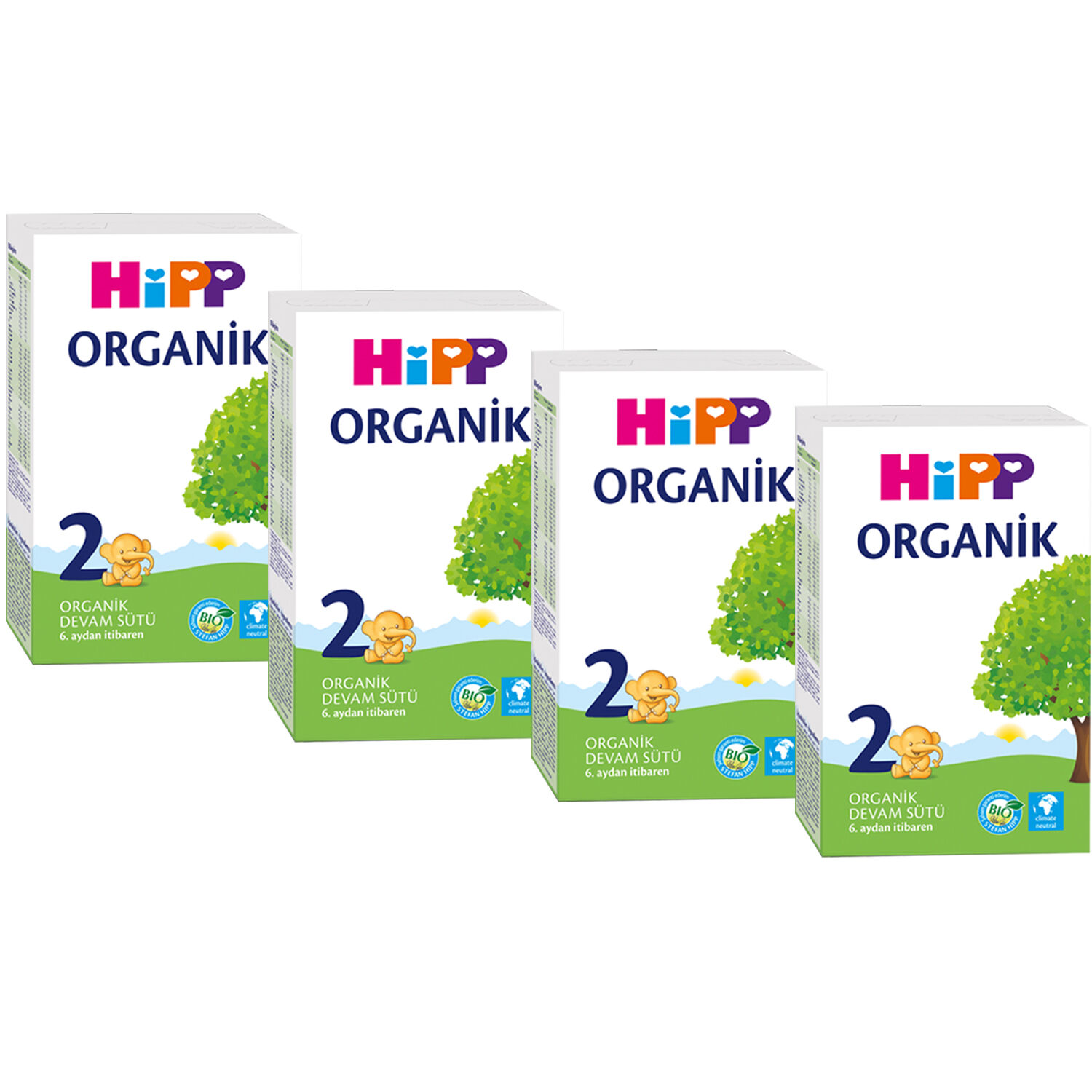 Hipp 2 Organik Devam Sütü 300 gr 4 ADET