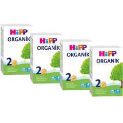 Hipp 2 Organik Devam Sütü 300 gr 4 ADET
