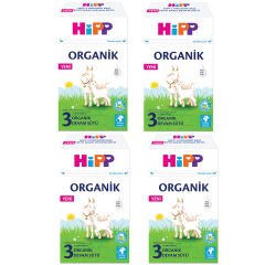 Hipp 3 Organik Keçi Sütü Bazlı Devam Sütü 400 gr 4 ADET