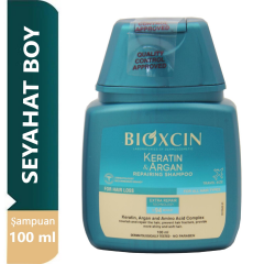 Bioxcin Keratin Ve Argan Onarıcı Şampuan 100 ml Seyahat Boy
