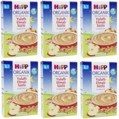Hipp İyi Geceler Organik Yulaflı Elmalı 6+ Ay Kaşık Maması 250 gr 6 ADET