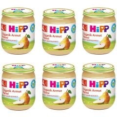 Hipp Kavanoz Maması Organik Armut Püresi 125 gr 6 ADET