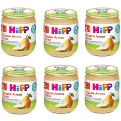 Hipp Kavanoz Maması Organik Armut Püresi 125 gr 6 ADET
