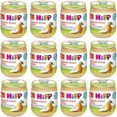 Hipp Kavanoz Maması Organik Armut Püresi 125 gr 12 ADET