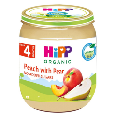 Hipp Kavanoz Maması Organik Armutlu Şeftali Püresi 125 gr