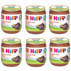 Hipp Kavanoz Maması Organik Erik Püresi 125 gr 6 ADET