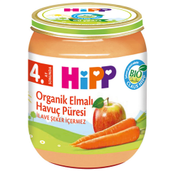 Hipp Kavanoz Maması Organik Elmalı Havuç Püresi 125 gr