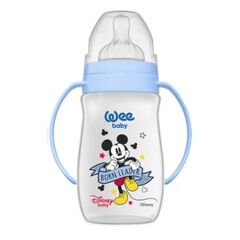 Wee Baby Disney Kulplu PP Biberon 250 ml Mavi