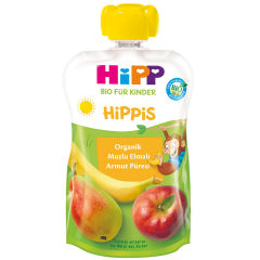 Hipp Organik Muzlu Elmalı Armut Püresi 100 gr