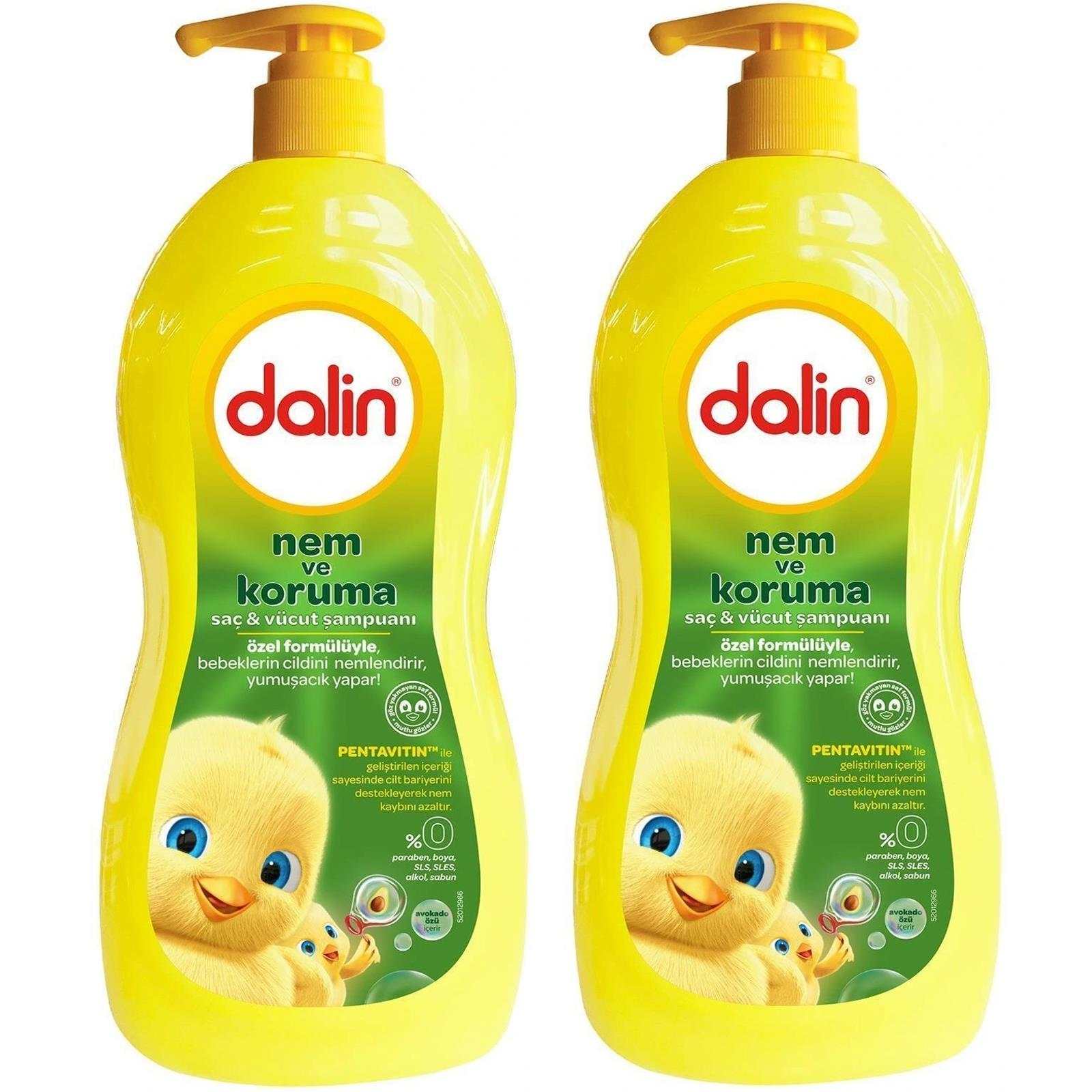 Dalin Nem Ve Koruma Saç Vücut Şampuanı 700 ml 2 ADET