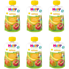 Hipp Organik Muzlu Elmalı Armut Püresi 100 gr 6 ADET