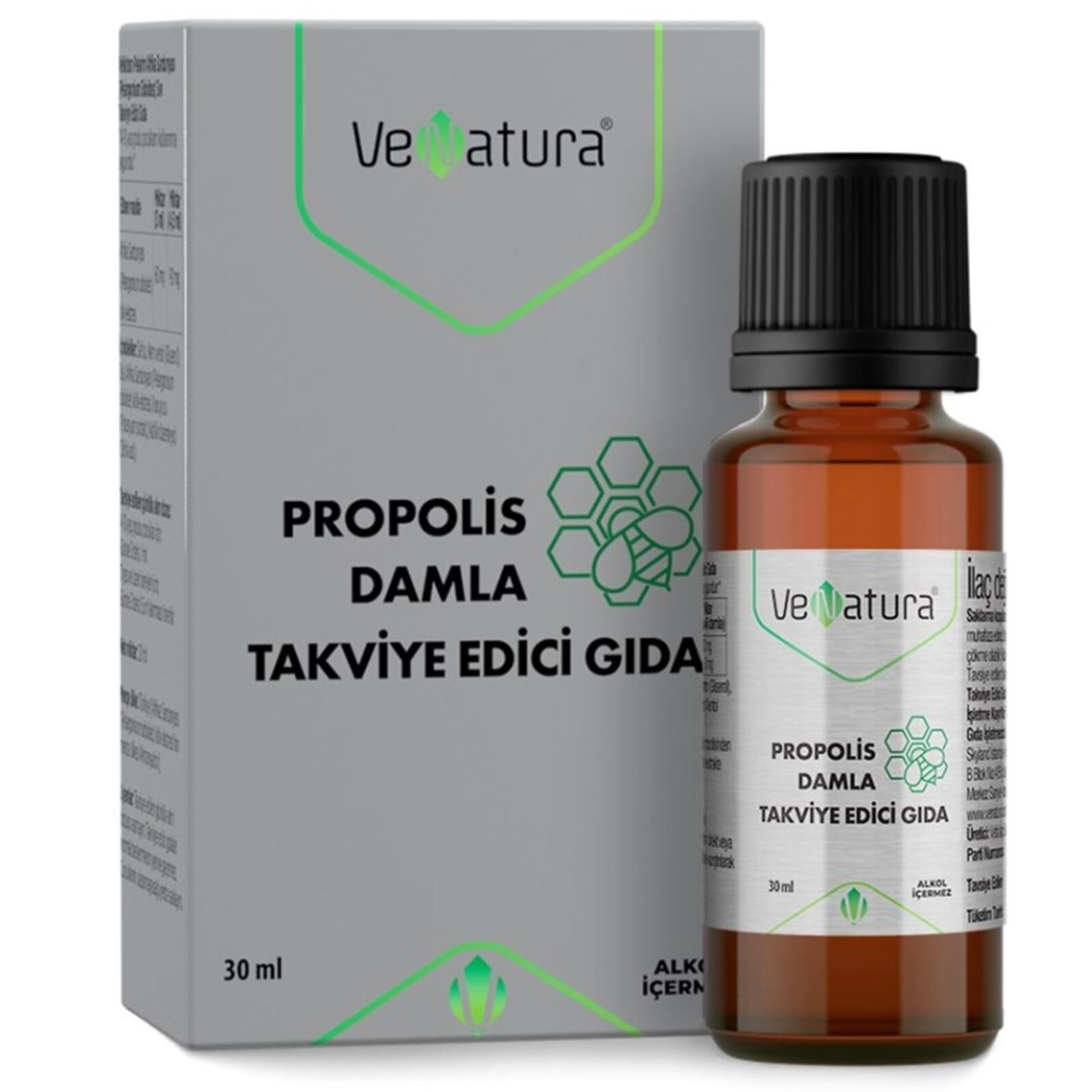 Venatura Propolis Damla Takviye Edici Gıda 30 ml