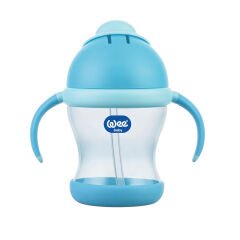 Wee Baby Kulplu Pipetli Bardak 6+ Ay 200 ml Erkek Rengi