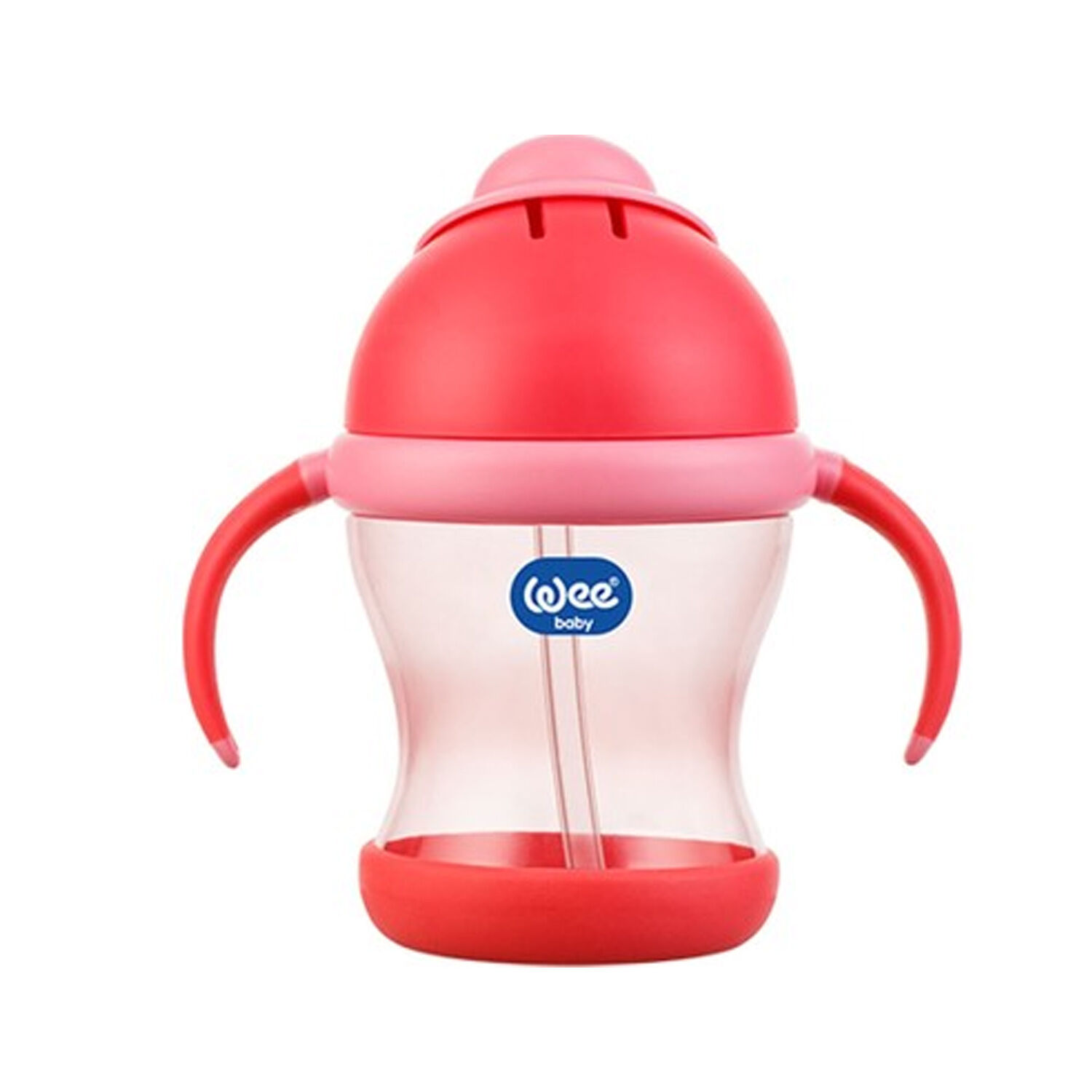 Wee Baby Kulplu Pipetli Bardak 6+ Ay 200 ml Bayan Rengi