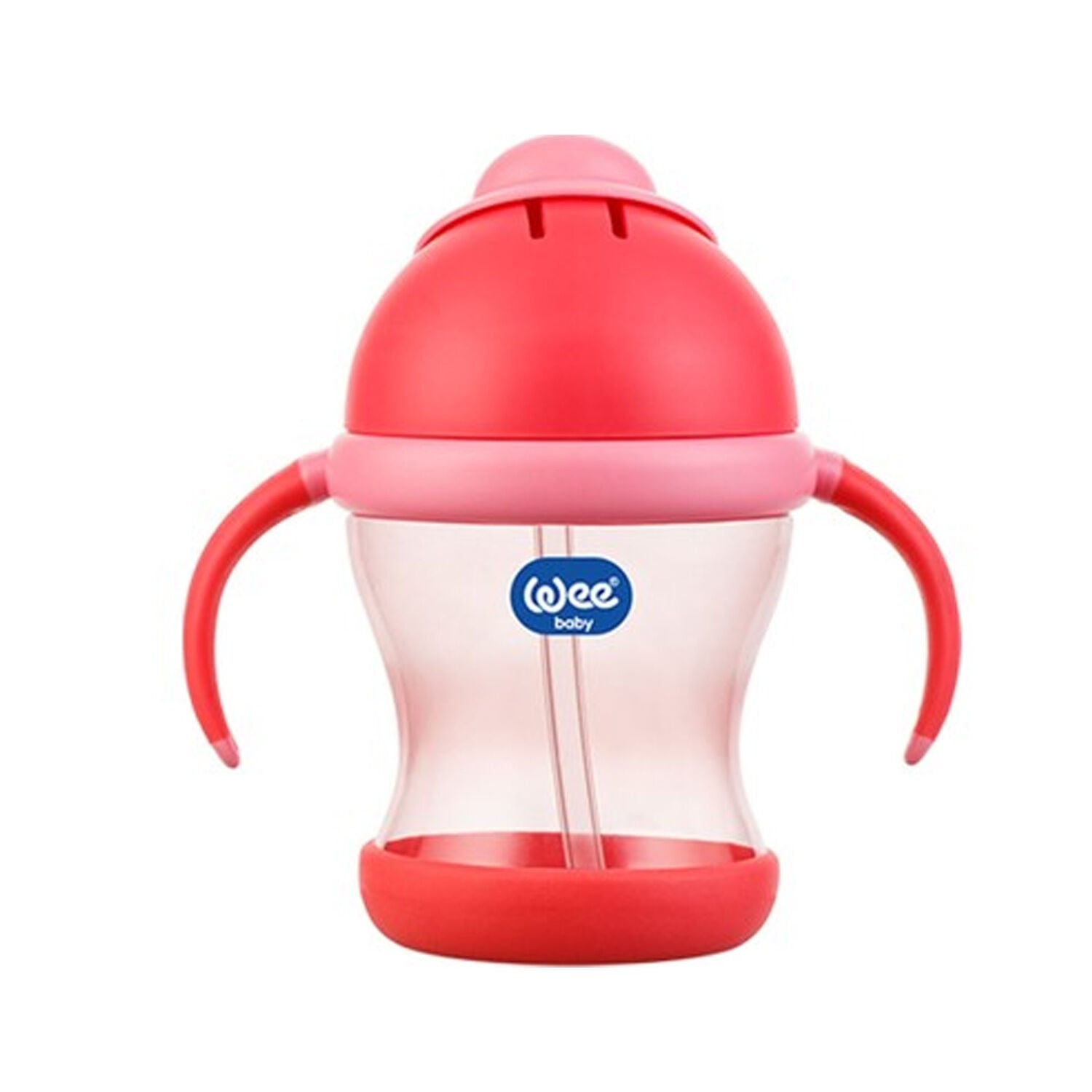 Wee Baby Kulplu Pipetli Bardak 6+ Ay 200 ml Bayan Rengi