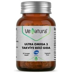 Venatura Ultra Omega 3 Takviye Edici Gıda 30 Kapsül