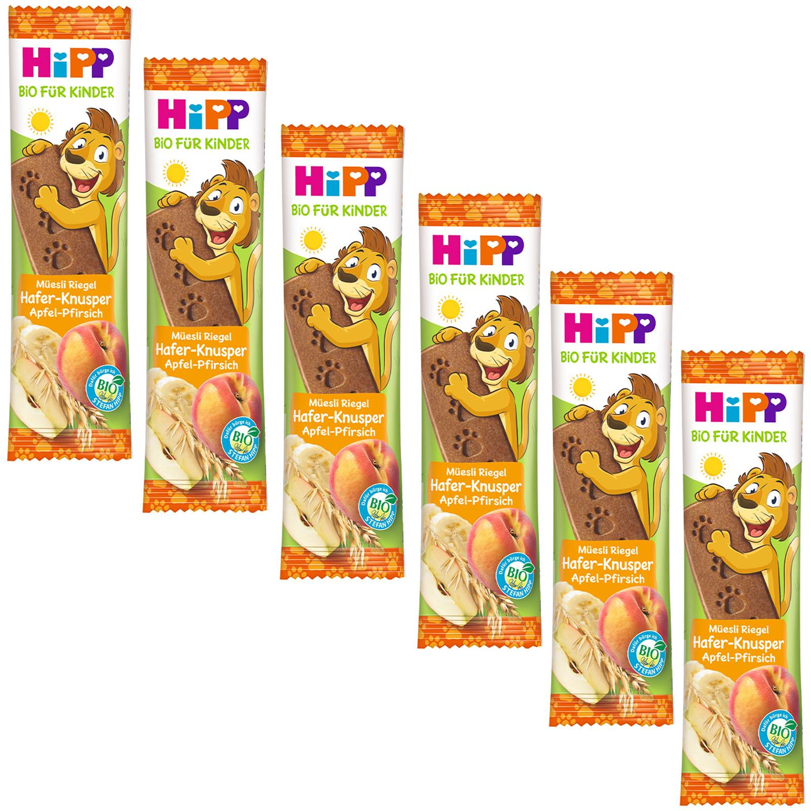 Hipp Organik Şeftali ve Elmalı Meyve Barı 20 gr 6 ADET