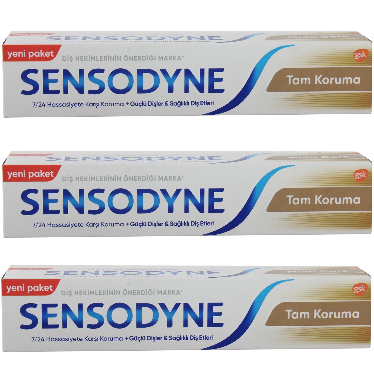 Sensodyne Tam Koruma Diş Macunu 75 ml 3 ADET