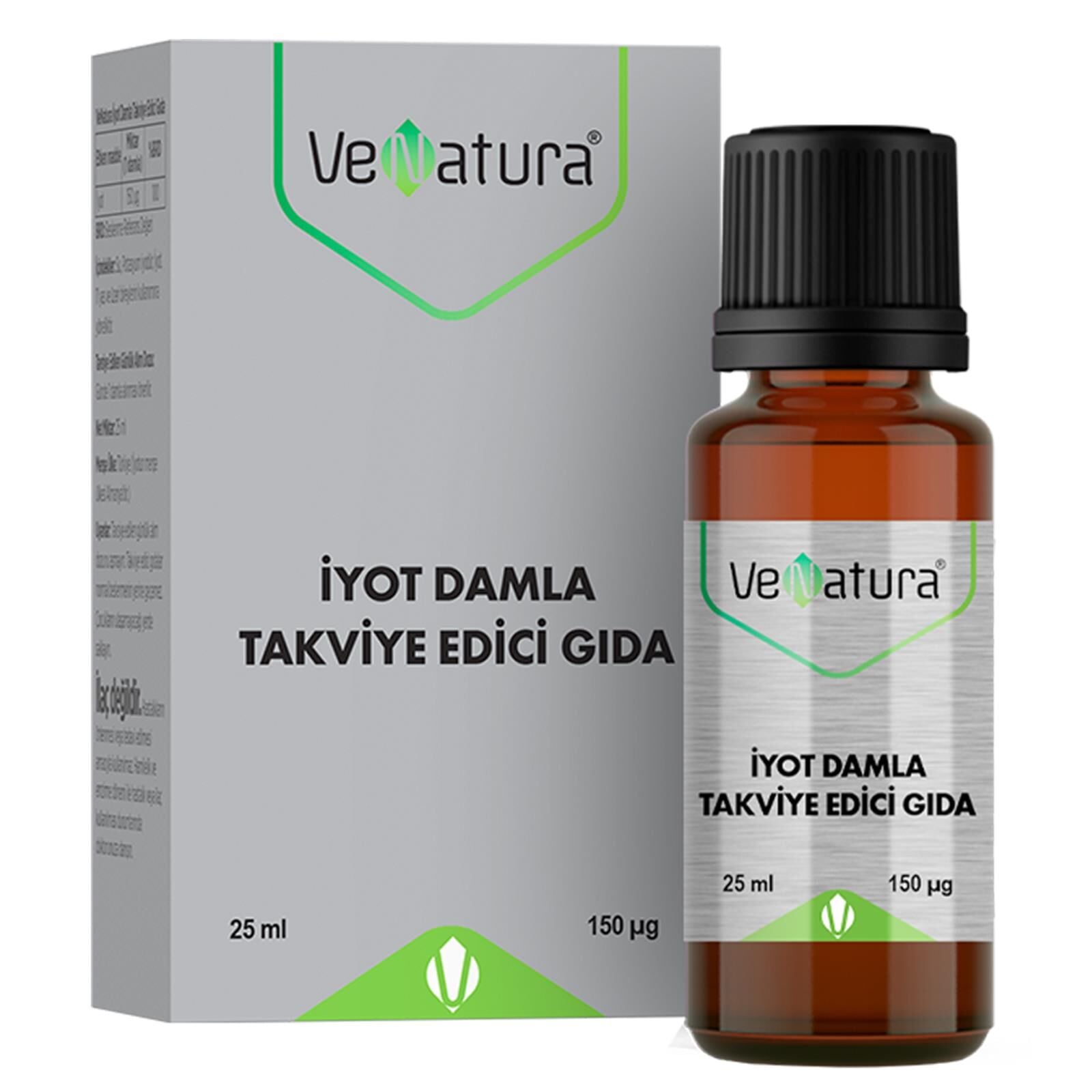 Venatura İyot Damla Takviye Edici Gıda 25 ml