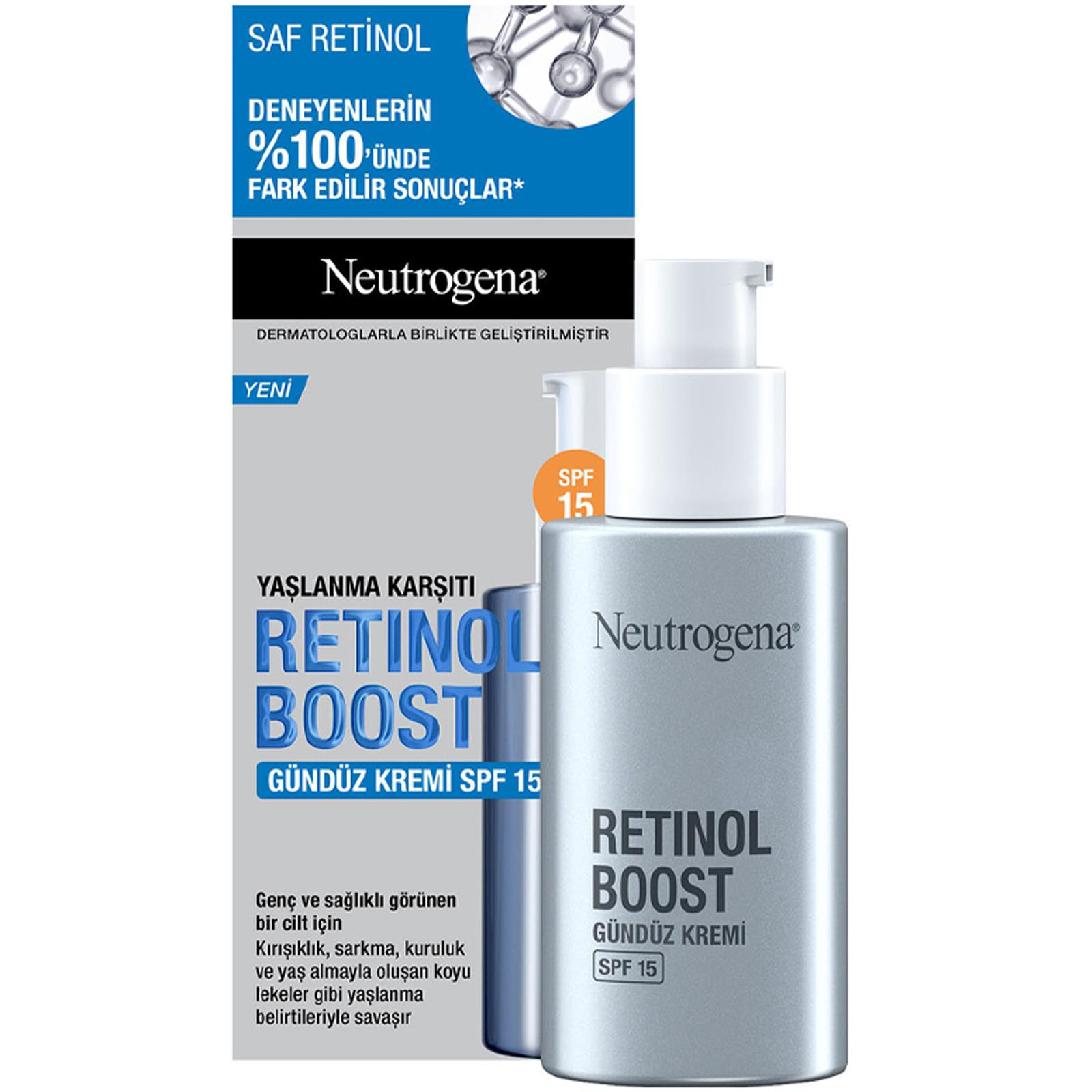 Neutrogena Retinol Boost Yaşlan ma Karşıtı Gündüz Kremi SPF 15​ 50 ml