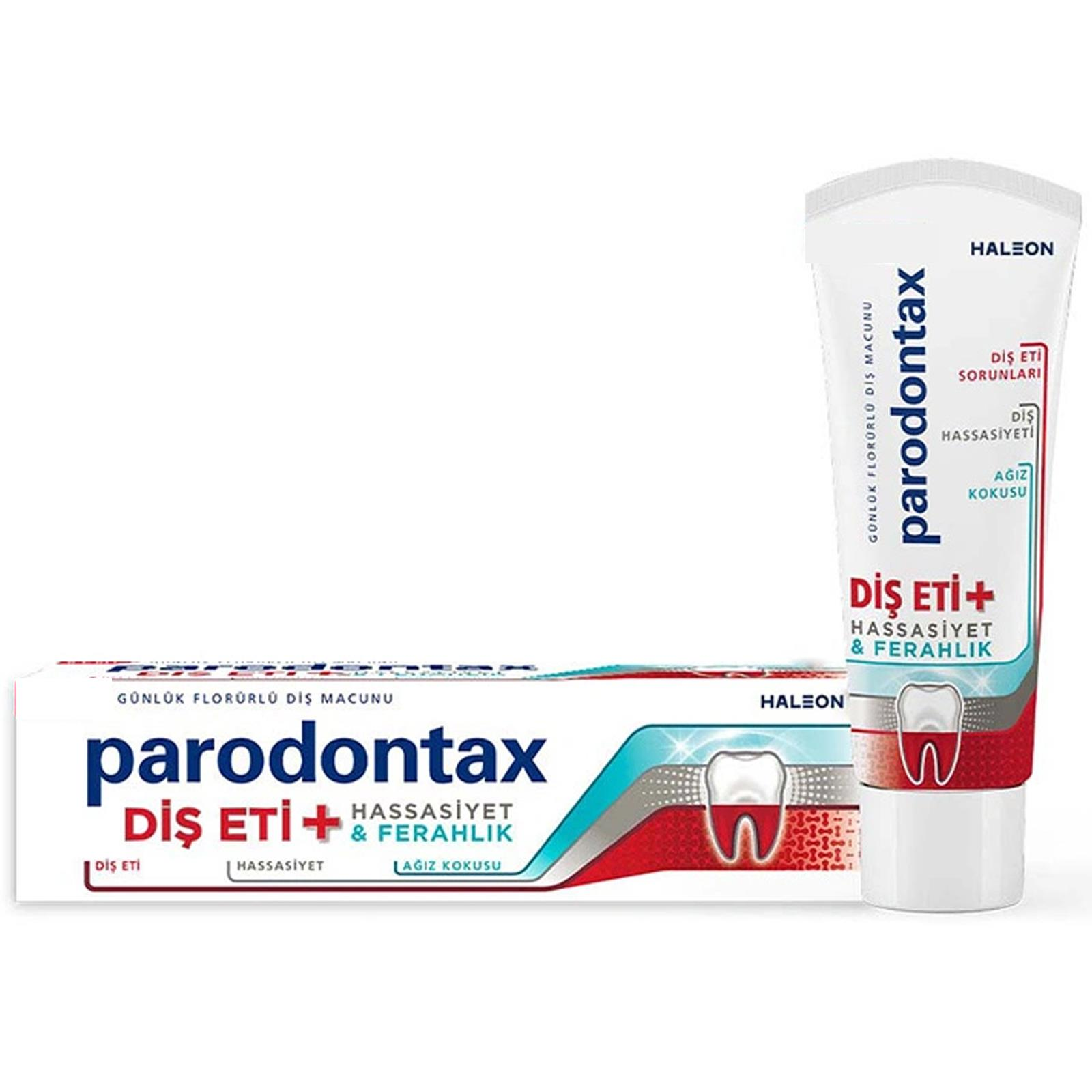 Parodontax Diş Eti Hassasiyet Ve Ferahlık Florürlü Diş Macunu 75 ml