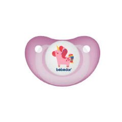 Bebedor 192 Classic Serisi Damaklı Emzik No 2 6-18 ay Pembe