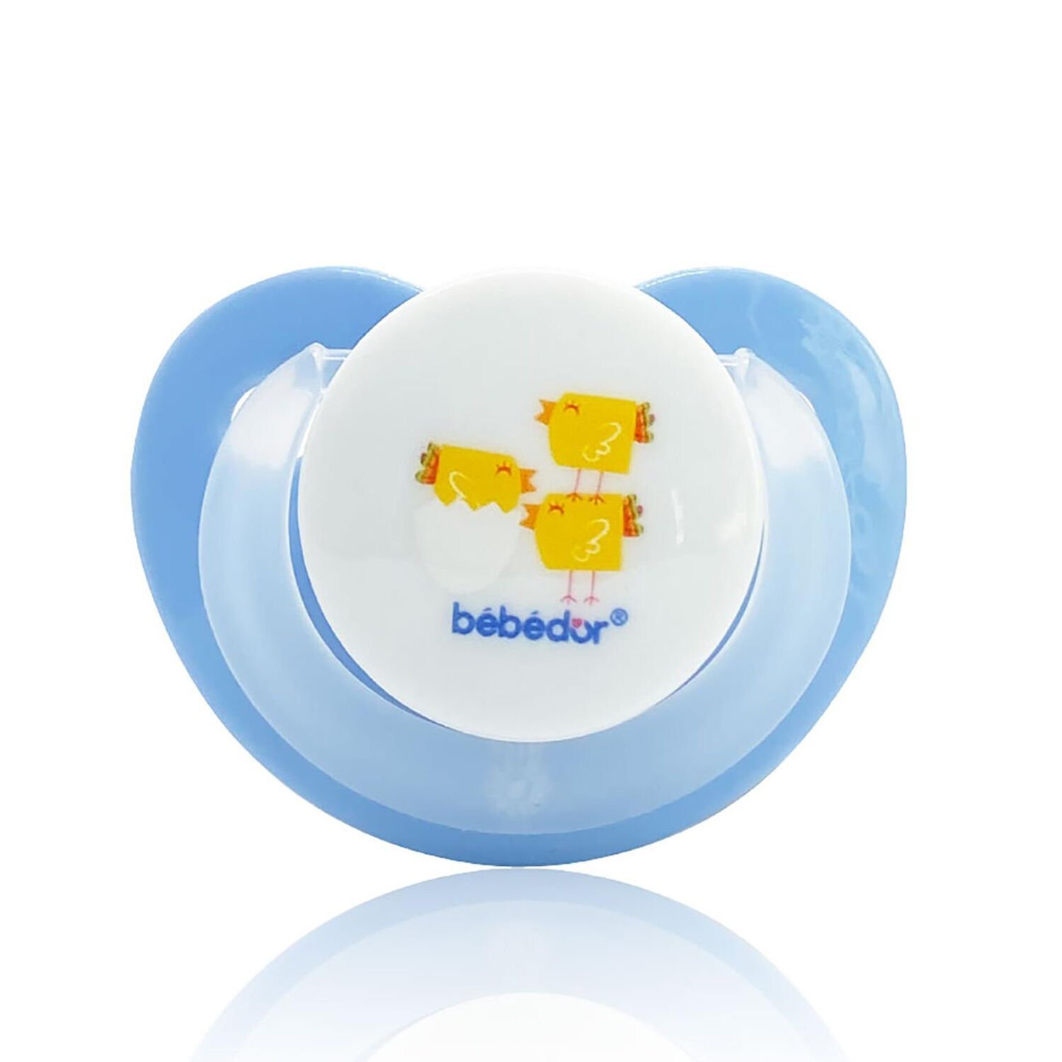 Bebedor 192 Classic Serisi Damaklı Emzik No 2 6-18 ay Mavi