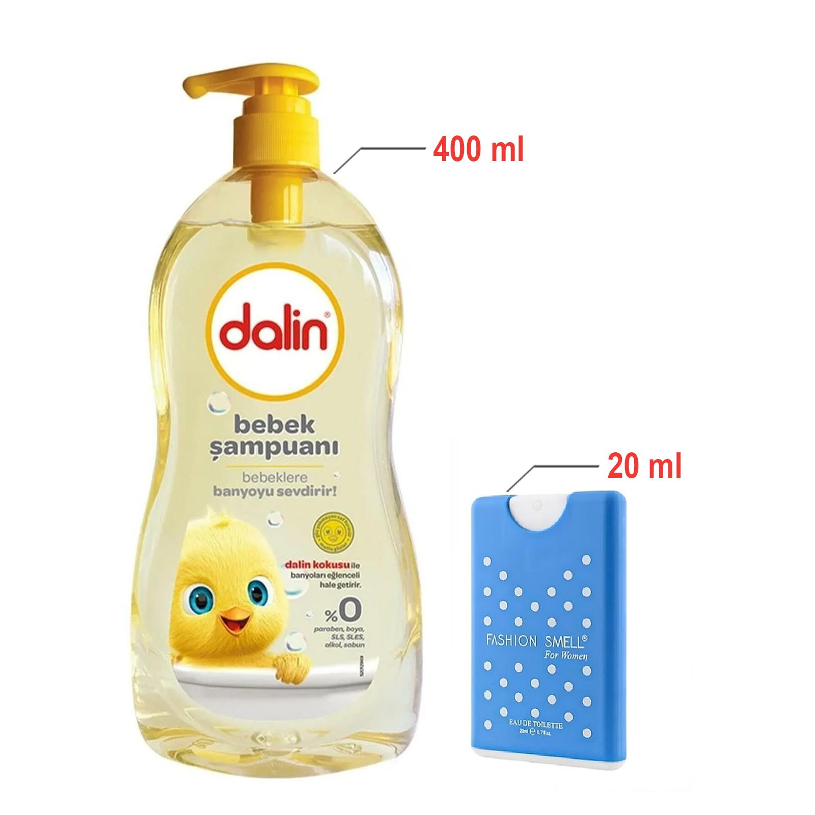 Dalin Klasik Bebek Şampuanı 400 ml + Fashion Smell For Women Parfüm Mavi 20 ml
