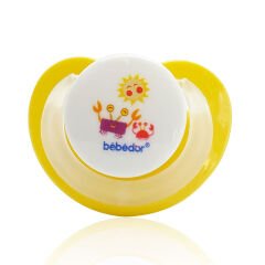 Bebedor 192 Classic Serisi Damaklı Emzik No 2 6-18 ay Sarı