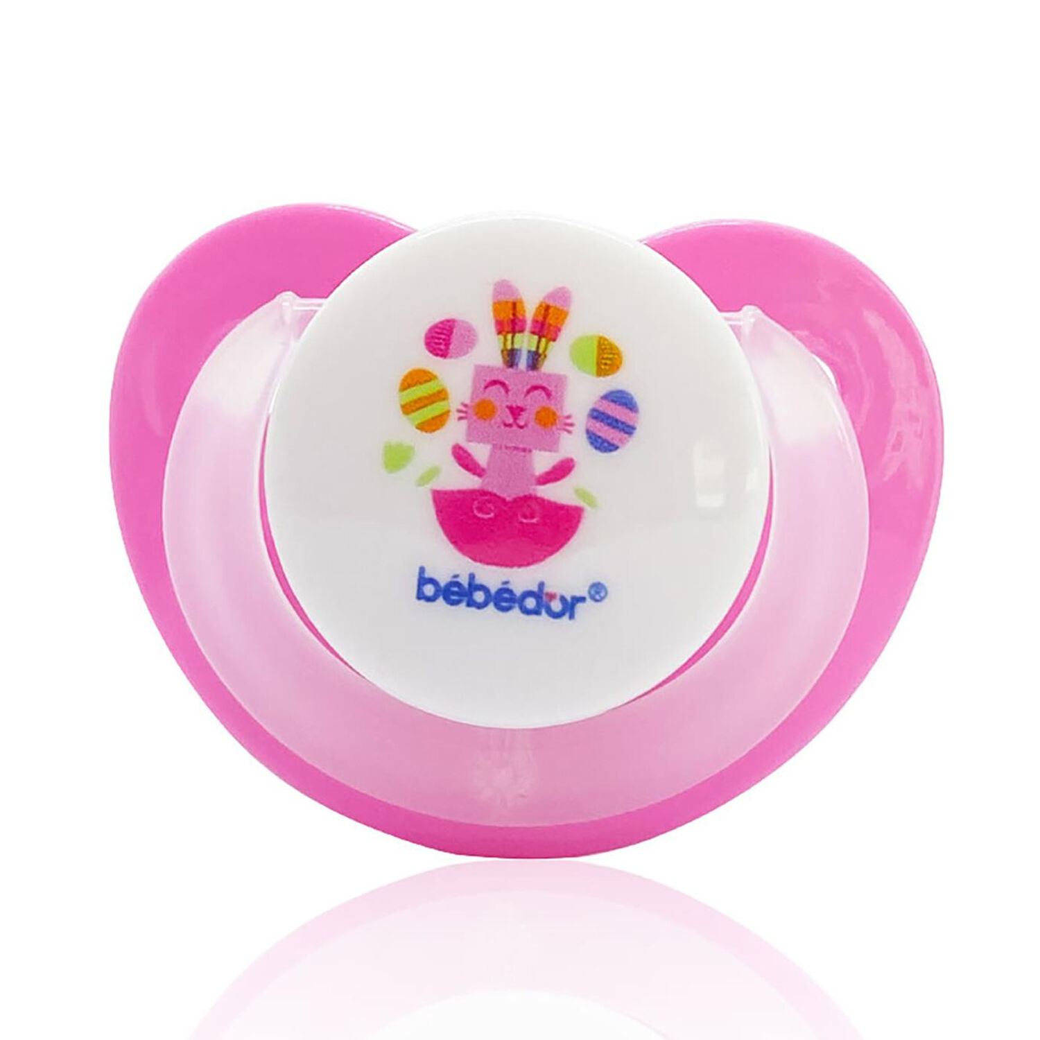 Bebedor 192 Classic Serisi Damaklı Emzik No 2 6-18 ay Pembe