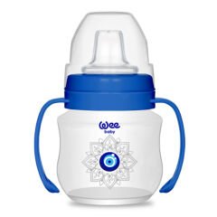 Wee Baby Nazar Boncuğu Desenli Akıtmaz Kulplu PP Bardak 125 ml