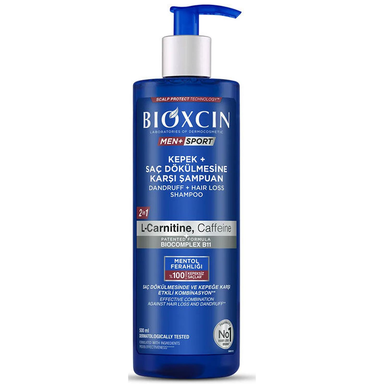 Bioxcin Men Sport Kepek Ve Saç Dökülmesine Karşı Şampuan 500 ml
