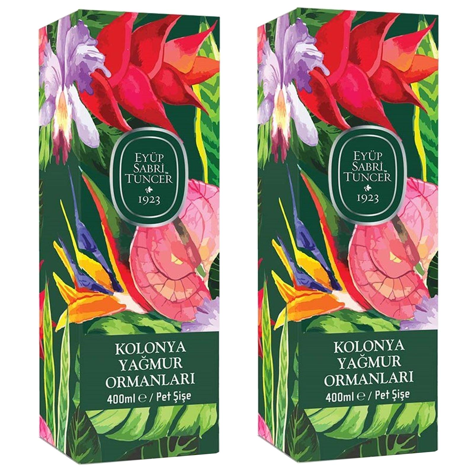 Eyüp Sabri Tuncer Yağmur Ormanları Kolonya Pet Şişe 400 ml 2 ADET